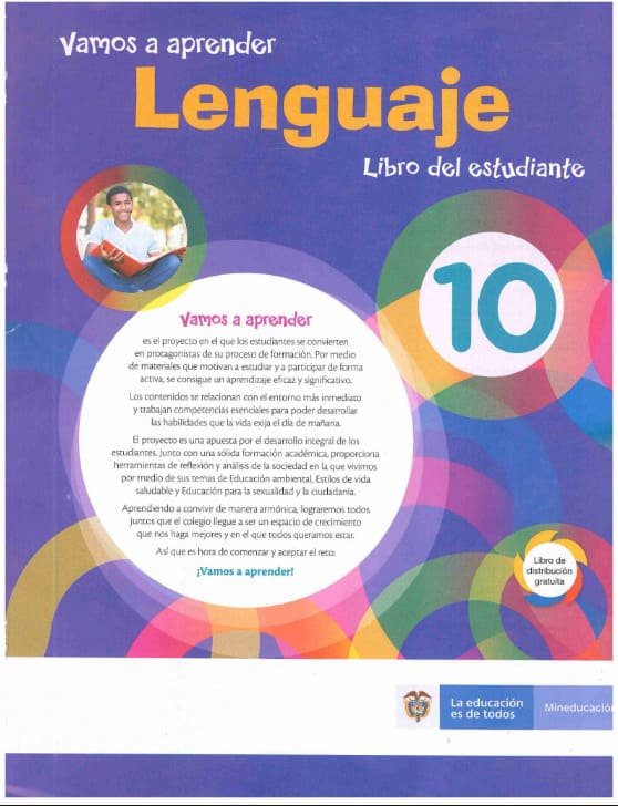 Vamos a Aprender Lenguaje 10 – Libro del Estudiante