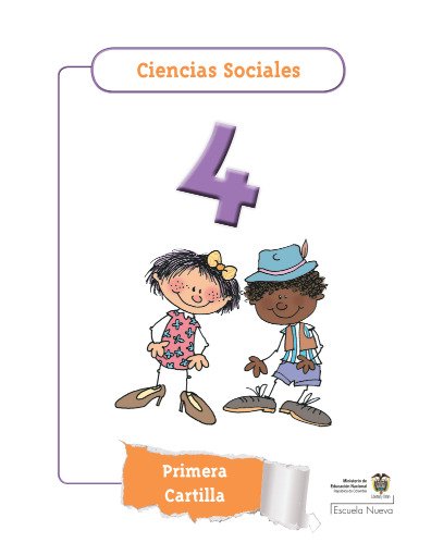 Ciencias Sociales 4 Primera Cartilla