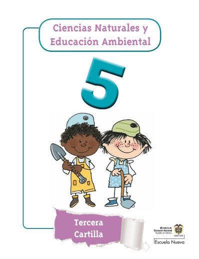 Ciencias naturales 5 Tercera Cartilla