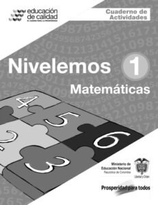 Cuadernillo de actividades Matemática Grado 1 Nivelemos