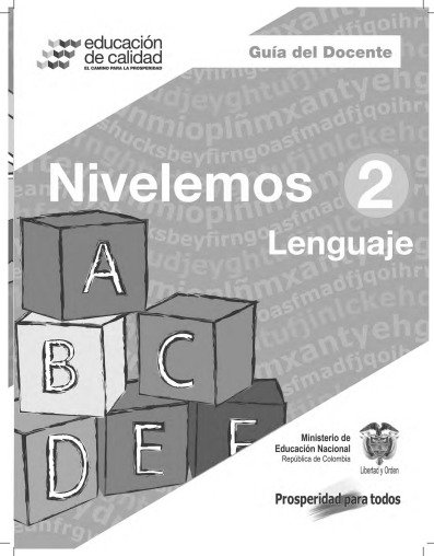 Guía docente Lenguaje Grado 2 Nivelemos