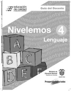 Guía docente Lenguaje Grado 4 Nivelemos