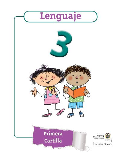 Lenguaje 3 Primera Cartilla