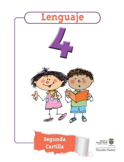 Lenguaje 4 Segunda Cartilla