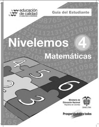 Matemáticas Grado 4 Nivelemos