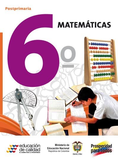 Matemáticas Grado 6 Postprimaria