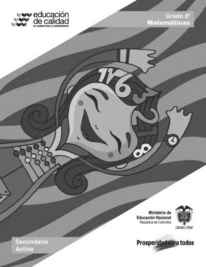 Matemáticas Grado 8 – Secundaria Activa