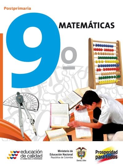 Matemáticas Grado 9 Postprimaria