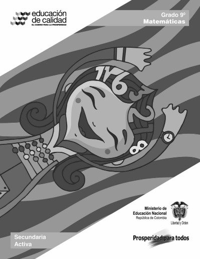 Matemáticas Grado 9 – Secundaria Activa