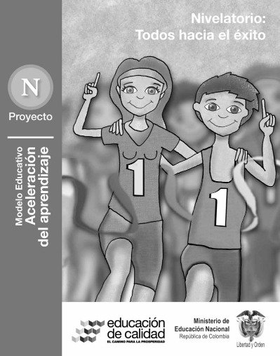 Módulo nivelatorio todos hacia el éxito Aceleración del aprendizaje