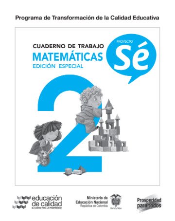 Cuaderno de trabajo matemáticas 2 proyecto sé