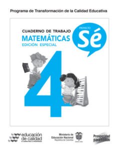 Cuaderno de trabajo matemáticas 4 proyecto sé
