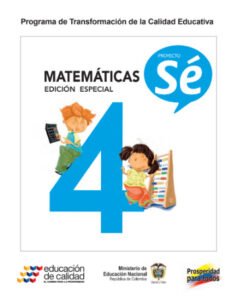Libro del estudiante matemáticas 4 proyecto sé