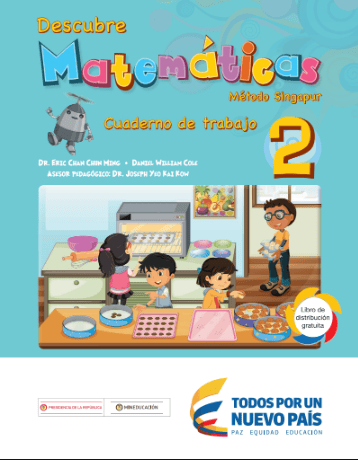 Descubre Matemáticas Método Singapur Cuaderno de Trabajo 2