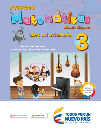 Descubre Matemáticas Método Singapur Libro del Estudiante 3