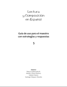 Lectura y Composición en Español Guía Docente Quinto