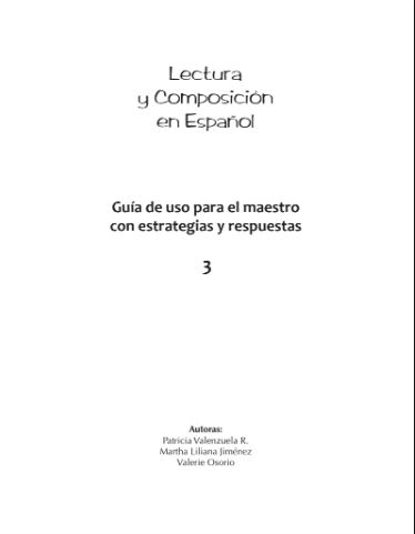 Lectura y Composición en Español Guía Docente Tercero