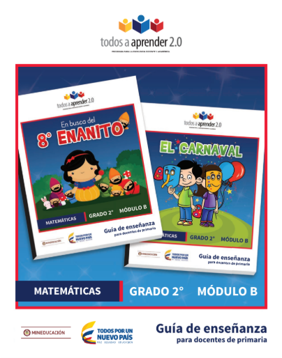 Matemáticas Grado 2 Modulo B Guía de Enseñanza del Docente.